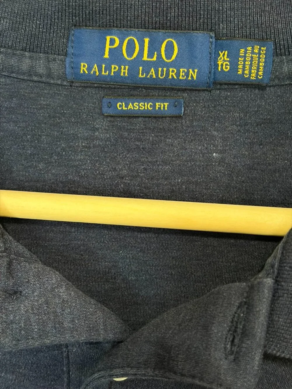 Polo Ralph Lauren Long Sleeve Polo Shirt XL Blue Classic Fit 100% Cotton Mens